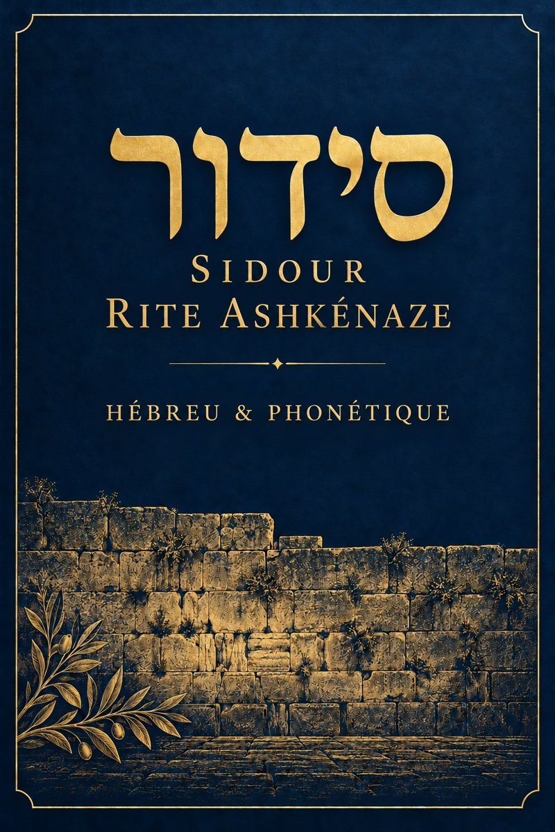 Couverture : Siddour ashkénaze : hébreu et phonétique