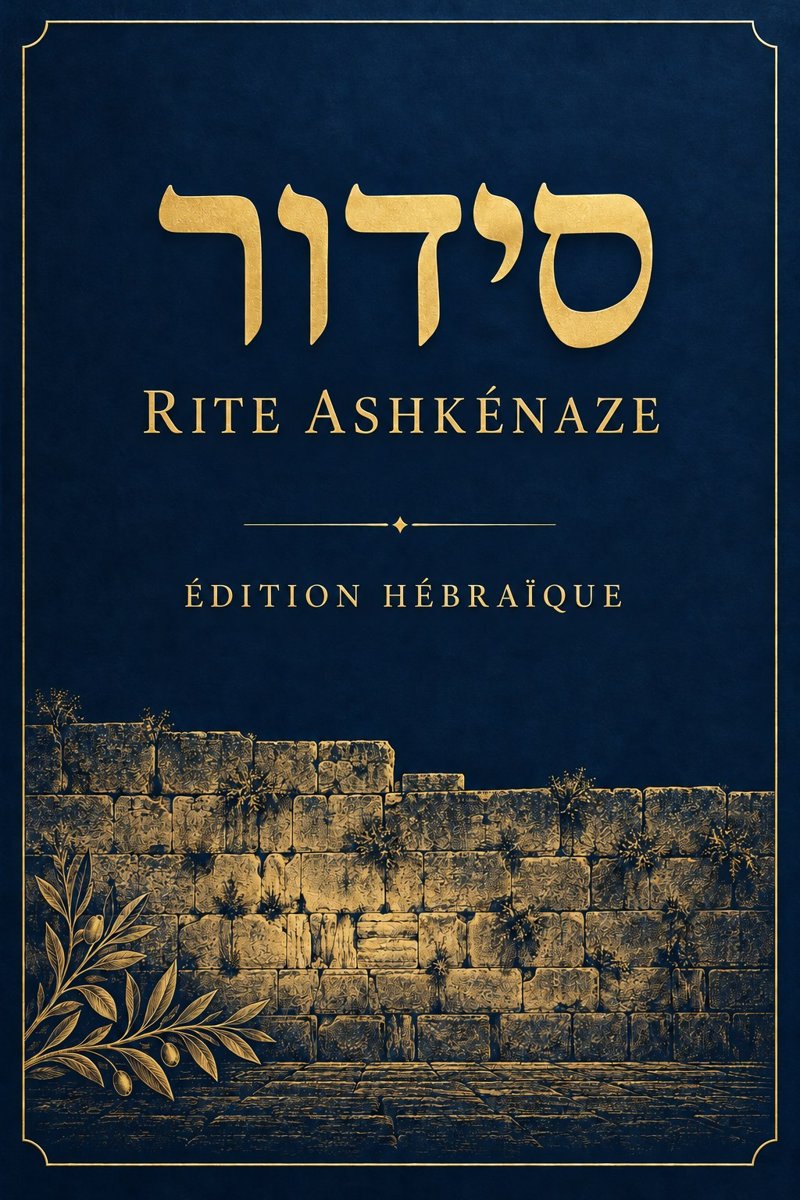 Couverture : Siddour ashkénaze : hébreu