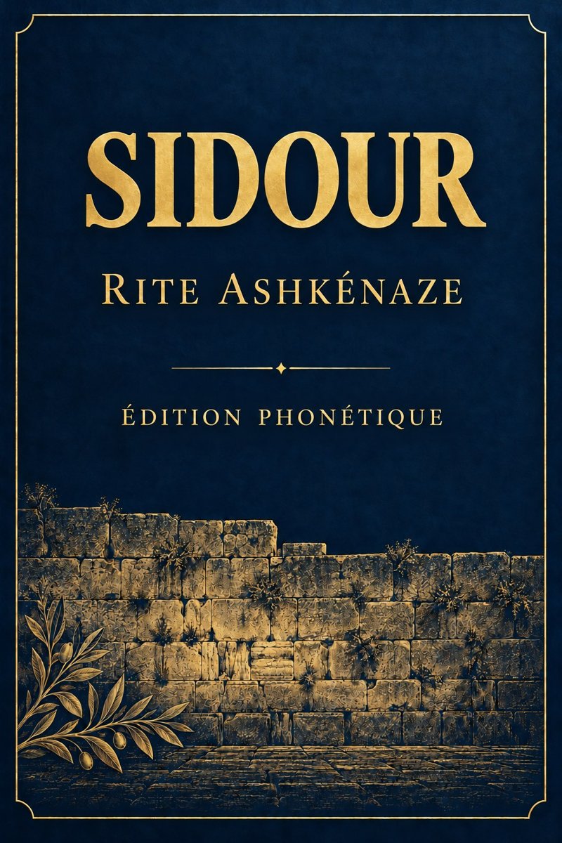 Couverture : Siddour ashkénaze : phonétique